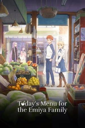Fate and food meet in a delicious and gentle world. It's nothing but ordinary meal scenes... Delicious meals are served at the Emiya's dinner table every day, through spring, summer, fall and winter. -- Let's see... what's for dinner today?