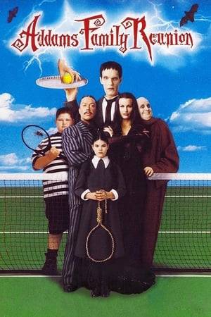 The Addams Family goes on a search for their relatives. Gomez and Morticia are horrified to discover that Grandpa and Grandma Addams have a disease that is slowly turning them "normal". The only chance they have of a cure is to find a family member hoping that they know a home remedy.