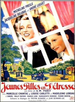 Jeune Filles en Detresse (Young Girls in Distress) was director G. W. Pabst's last French production before his (ill-timed) return to Nazi-occupied Austria in 1941. Somewhat reminiscent of Maedchen in Uniform, the story is set in a private girl's school, populated almost exclusively by children from broken homes. Among the few students who can claim family stability is Micheline Presle, but even her happiness is threatened when her lawyer father Andre Luguet inaugurates an affair with stage actress Jacqueline Debulac. With the help of Debulac's daughter Louisa Carletti, Presle is able to break up her father's romance and deliver him into the open arms of her mother Marcelle Chantal. On the whole, the performance by the younger cast members are more convincing than those rendered by the film's so-called adults.