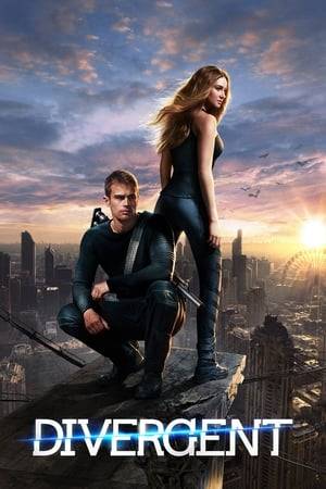 In a world divided into factions based on personality types, Tris learns that she's been classified as Divergent and won't fit in. When she discovers a plot to destroy Divergents, Tris and the mysterious Four must find out what makes Divergents dangerous before it's too late.