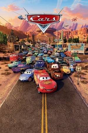 Lightning McQueen, a hotshot rookie race car driven to succeed, discovers that life is about the journey, not the finish line, when he finds himself unexpectedly detoured in the sleepy Route 66 town of Radiator Springs. On route across the country to the big Piston Cup Championship in California to compete against two seasoned pros, McQueen gets to know the town's offbeat characters.
