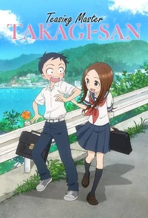 "If you blush, you lose." Living by this principle, the middle schooler Nishikata gets constantly made fun of by his seat neighbor Takagi-san. With his pride shattered to pieces, he vows to turn the tables and get back at her some day. And so, he attempts to tease her day after day, only to find himself victim to Takagi-san's ridicule again sooner than later. Will he be able to make Takagi-san blush from embarrassment even once in the end?