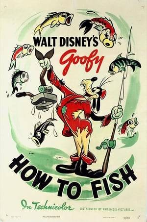 Goofy's demonstration of fishing is fouled up by his clumsy casting and fly fishing, and problems with his boat.