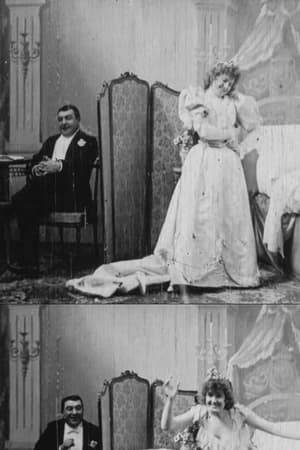 A newlywed couple in front of their wedding-bed after their wedding. The woman undresses in front of her husband.  A French erotic short film considered to be one of the first erotic films made.