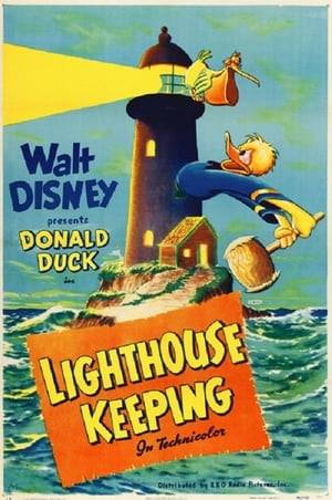 Donald is a lighthouse keeper. He shines the light on a sleeping pelican; the angry bird comes into the lighthouse and tries to put out the light. Donald and the bird do battle through the rest of the picture.