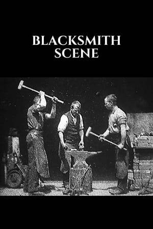 Three men hammer on an anvil and pass a bottle of beer around. Notable for being the first film in which a scene is being acted out.