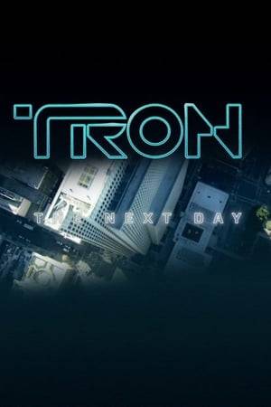 TRON: The Next Day is a 10-minute short film, released on the Blu-ray edition of TRON: Legacy in April 2011, that fills in the backstory between TRON and TRON: Legacy. It features scenes from the real-world Flynn Lives ARG as well as purely in-universe content. The short film also reveals the full chronology of the Flynn Lives Organization, naming Roy Kleinberg as the secret figure heading up the operation and Alan Bradley as its financial backer. Some scenes in the short also set up the story for a potential third film.