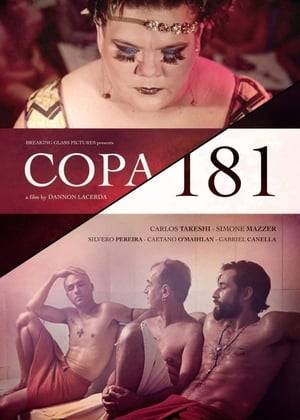 COPA 181 is the first feature film by Brazilian director Dannon Lacerda. It is a 100% independent production that deals with the relationship of a couple that is affected by the events in a gay sauna. Awarded in several festivals in Brazil and in other countries, the director had the premiere of his film at the Rio de Janeiro International Film Festival in October 2017.