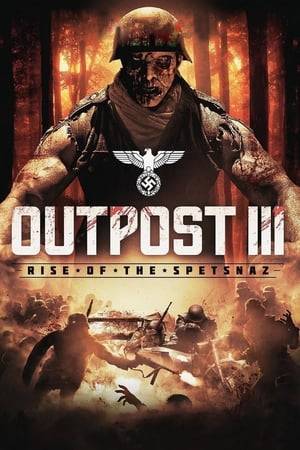 In the third installment of the hit Nazi Zombie action horror movie, Outpost: Rise Of The Spetnaz, we discover the horrifying origins of these supernatural soldiers and see them in ferocious gladiatorial battle against the most ruthless and notorious of all military special forces: the Russian Spetsnaz.