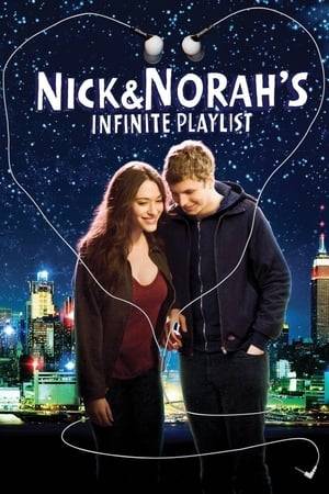 Nick cannot stop obsessing over his ex-girlfriend, Tris, until Tris' friend Norah suddenly shows interest in him at a club. Thus begins an odd night filled with ups and downs as the two keep running into Tris and her new boyfriend while searching for Norah's drunken friend, Caroline, with help from Nick's band mates. As the night winds down, the two have to figure out what they want from each other.