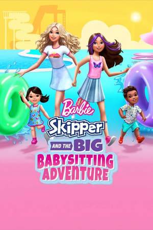 Barbie’s younger sister Skipper is a babysitting expert, but when her babysitting business hits a snag, she takes a summer job at a water park and tries out different jobs with some new friends. A birthday party at the park goes awry and Skipper’s babysitting skills save the day! The success renews Skipper’s confidence in her babysitting business, and she and her new friends start a babysitting squad.