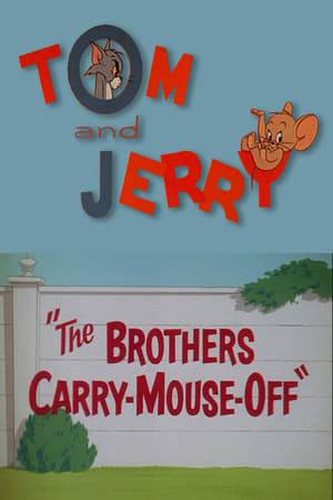 Tom tries setting out things to lure Jerry into a trap, but Jerry, riding on Tom, picks them up as Tom puts them down. Tom chases Jerry upstairs, where he runs out a door to the outside. Tom puts on a lady mouse costume and plays the ukulele and is suddenly surrounded by dozens of amorous mice then hungry cats.