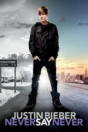 Tells the story of Justin Bieber, the kid from Canada with the hair, the smile and the voice: It chronicles his unprecedented rise to fame, all the way from busking in the streets of Stratford, Canada to putting videos on YouTube to selling out Madison Square Garden in New York as the headline act during the My World Tour from 2010. It features Usher, Scooter Braun, Ludacris, Sean Kingston, Antonio "L.A." Reid, Boyz II Men, Miley Cyrus, Jaden Smith, Justin's family members and parts of his crew and huge fanbase in a mix of interviews and guest performances. It was released in 3D in theaters all around the world and is the highest grossing concert movie of all time, beating the previous record held by Michael Jackson's This Is It from 2009.