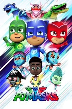 Connor, Greg and Amaya are normal kids by day, but at night they activate their bracelets, which link into their pajamas and give them fantastic super powers, turning them into their alternate identities: The PJ Masks. The team consists of Catboy (Connor), Gekko (Greg) and Owelette (Amaya). Together, they go on adventures, solve mysteries, and learn valuable lessons.