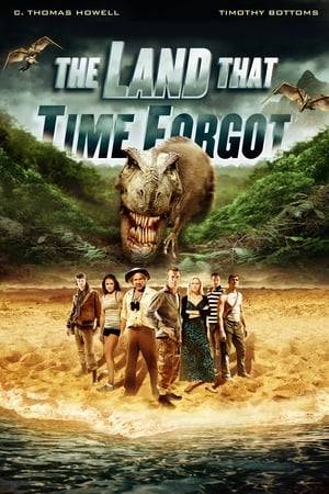 Shipwrecked castaways stumble upon the mysterious island of Caprona in the Bermuda Triangle, confronting man-eating dinosaurs and a stranded German U-Boat crew while trying to escape.