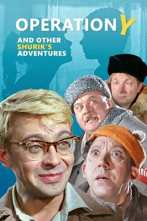 The film consists of three independent parts: "Workmate", "Déjà vu" and "Operation Y". The plot follows the adventures of Shurik (alternative spelling — Shourick), the naive and nerdy Soviet student who often gets into ludicrous situations but always finds a way out very neatly.  "Operation Y and Shurik's Other Adventures" was a hit movie and became the leader of Soviet film distribution in 1965.