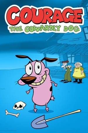 The bizarre misadventures of a cowardly dog named Courage and his elderly owners in a farmhouse in Nowhere, Kansas.