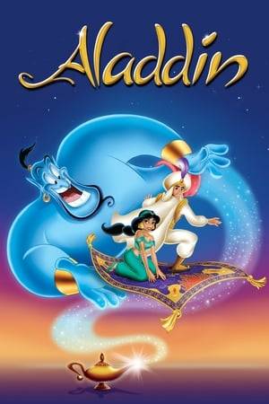 Princess Jasmine grows tired of being forced to remain in the palace, so she sneaks out into the marketplace, in disguise, where she meets street urchin Aladdin. The couple falls in love, although Jasmine may only marry a prince. After being thrown in jail, Aladdin becomes embroiled in a plot to find a mysterious lamp, with which the evil Jafar hopes to rule the land.
