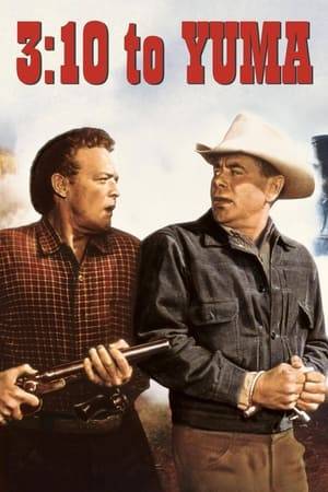 Dan Evans, a small time farmer, is hired to escort Ben Wade, a dangerous outlaw, to Yuma. As Evans and Wade wait for the 3:10 train to Yuma, Wade's gang is racing to free him.