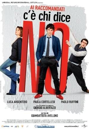 Some Say No is a new Italian comedy with a very serious subject: the way the country's society is corroded by favoritism that pushes inferior people to the top in virtually every field. In Florence, three thirty-somethings band together to wage their own war on the system. Each of them is a person of talent who has been pushed out by "favorites" or raccomandati, people who have muscled in on the promotions they ought to have gotten by pulling strings.