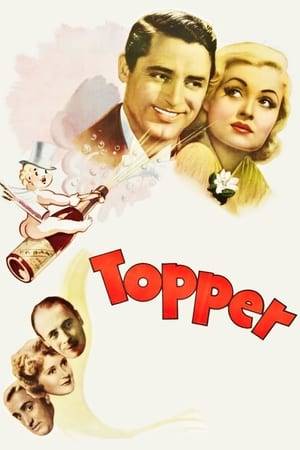 Madcap couple George and Marion Kerby are killed in an automobile accident. They return as ghosts to try and liven up the regimented lifestyle of their friend and bank president, Cosmo Topper. When Topper starts to live it up, it strains relations with his stuffy wife.
