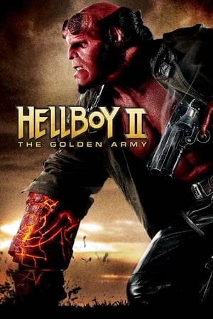Hellboy, his pyrokinetic girlfriend, Liz, and aquatic empath, Abe Sapien, face their biggest battle when an underworld elven prince plans to reclaim Earth for his magical kindred. Tired of living in the shadow of humans, Prince Nuada tries to awaken an ancient force of killing machines, the all-powerful Golden Army, to clear the way for fantasy creatures to roam free. Only Hellboy can stop the dark prince and prevent humanity's annihilation.
