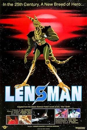 In this animated adaptation of E. E. Doc Smith's groundbreaking science fiction serial "Grey Lensman" from the 1930s-1950s,  Kimball Kinnison, a young man from the agricultural planet Mquie and his Valerian companion, Buscirk find a dying man with a legendary crystal lens embedded in his hand. As the man was dying, he mysteriously passed on the Lens to Kim. With more companions to come by, Kim must find out the purpose of the Lens before the Boskone dynasty does.