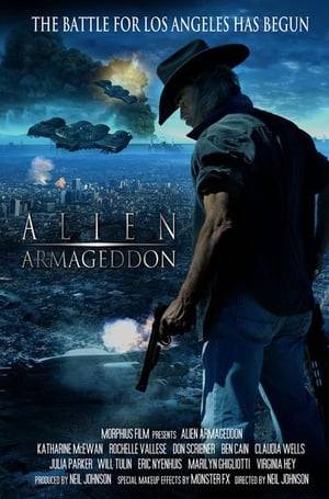 For years, UFO sightings have been documented around the world. What were once mere sightings have now become brutal attacks of epic proportions. As the human race faces total annihilation with every major city destroyed only Los Angeles remains. Left with the task of saving humanity from extinction, a group of cowboys is the world s last stand in this Alien Armageddon.
