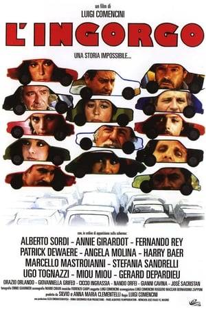 A large international cast takes part in this comedy in which the stories of numerous individuals whose cars are stalled in a massive Roman traffic jam are told.
