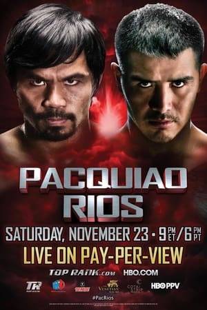 Fighter of the Decade Congressman Manny "Pacman" Pacquiao and former world champion and reigning hellion Brandon "Bam Bam" Rios face each other in a 12-round welterweight rumble from The Venetian® Macao’s CotaiArena™, in Macao, China.  For Pacquiao, this marks the pound-for-pound box office monarch's first fight outside the U.S. since his 12-round super featherweight unanimous decision victory over former world champion Oscar Larios in 2006, which took place in the Philippines.  Rios' only fight outside the U.S. was in México in 2008 when he won a 10-round split decision over Ricardo Dominguez.