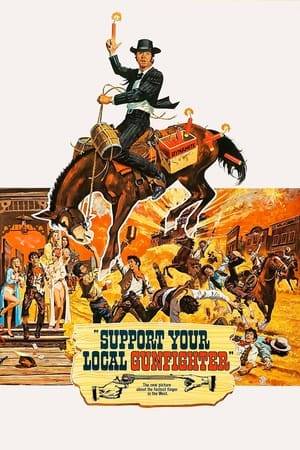 A con artist arrives in a mining town controlled by two competing companies. Both companies think he's a famous gunfighter and try to hire him to drive the other out of town.