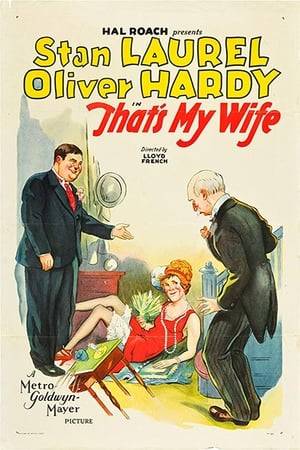 Oliver stands to inherit a large fortune from his rich Uncle Bernal, with the condition that he be happily married. But when Mrs. Hardy walks out just before Uncle Bernal is due for a visit, Stanley is pressed into duty (and into drag) to impersonate Oliver's loving spouse.