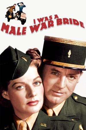 After marrying an American lieutenant with whom he was assigned to work in post-war Germany, a French captain attempts to find a way to accompany her back to the States under the terms of the War Bride Act.