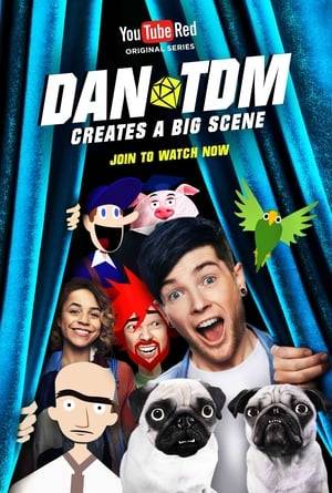 DanTDM Creates a Big Scene follows DanTDM and his group of animated friends as they battle to keep their live show on the road. Each episode catches their behind-the-scenes exploits as they learn skills, overcome challenges and face impossible odds. Alone the way, they find that putting on an epic show isn't as easy as it looks.