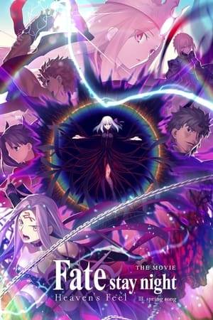 As Sakura drowns in the murky darkness of the sins she has committed, Shirou's vow to protect her at all costs leads him into a raging battle to put an end to the Holy Grail War.  Will Shirou's wish reach Sakura even as he challenges fate itself in a desperate battle against the rising tide?