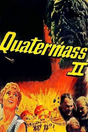 In England, a group of space scientists led by Bernard Quatermass, who have developed plans for the first Moon colony, learn that a secret, ostensibly government-run, complex of identical design has been built in a remote part of England and is the focus of periodic falls of small, hollow "meteorites" originating in outer space.  Quatermass determines to investigate and uncovers a terrifying extraterrestrial life form which has already begun action to take over the Earth.