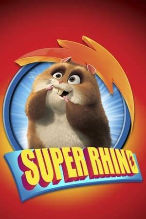 This short begins with the star canine and his owner Penny in peril from "The Man with the Green Eye", trapped within his fortress protected by overwhelming defenses, tied up and suspended high above a bottomless pit that's surrounded by fire. So Penny's father transforms Rhino into a super hamster to save the day.
