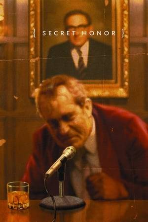 In his New Jersey study, Richard Nixon retraces the missteps of his political career, attempting to absolve himself of responsibility for Watergate and lambasting President Gerald Ford's decision to pardon him. His monologue explores his personal life and describes his upbringing and his mother. A tape recorder, a gun and whiskey are his only companions during his entire monologue, which is tinged with the vitriol and paranoia that puzzled the public during his presidency.