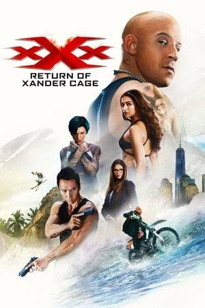 Extreme athlete turned government operative Xander Cage comes out of self-imposed exile, thought to be long dead, and is set on a collision course with deadly alpha warrior Xiang and his team in a race to recover a sinister and seemingly unstoppable weapon known as Pandora's Box. Recruiting an all-new group of thrill-seeking cohorts, Xander finds himself enmeshed in a deadly conspiracy that points to collusion at the highest levels of world governments.