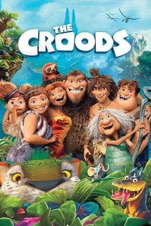 The prehistoric Croods family live in a particularly dangerous moment in time. Patriarch Grug, his mate Ugga, teenage daughter Eep, son Thunk, and feisty Gran gather food by day and huddle together in a cave at night. When a more evolved caveman named Guy arrives on the scene, Grug is distrustful, but it soon becomes apparent that Guy is correct about the impending destruction of their world.