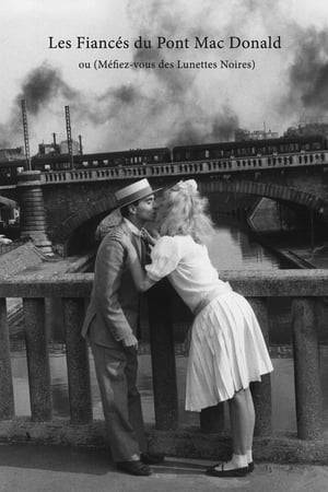 A subtitle warns, "beware of dark sunglasses." Anna and her lover, whose looks in bowler and bow tie are reminiscent of a young Buster Keaton, kiss chastely on a bridge overlooking the Seine. He dons sunglasses and waves as she runs down a stairway to the river's edge, then watches in horror as she's knocked flat and loaded into the back of a hearse. In vain, he gives chase. Disconsolate, he buys a large funeral wreath and a handkerchief from sympathetic vendors. He removes the glasses to wipe his eyes and realizes they are the cause of all his woe. He replays the farewell without the glasses.