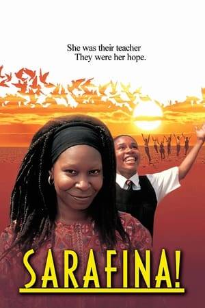The plot centers on students involved in the Soweto Riots, in opposition to the implementation of Afrikaans as the language of instruction in schools. The stage version presents a school uprising similar to the Soweto uprising on June 16, 1976. A narrator introduces several characters among them the school girl activist Sarafina. Things get out of control when a policeman shoots several pupils in a classroom. Nevertheless, the musical ends with a cheerful farewell show of pupils leaving school, which takes most of act two. In the movie version Sarafina feels shame at her mother's (played by Miriam Makeba in the film) acceptance of her role as domestic servant in a white household in apartheid South Africa, and inspires her peers to rise up in protest, especially after her inspirational teacher, Mary Masombuka (played by Whoopi Goldberg in the film version) is imprisoned.