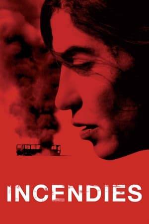 A mother's last wishes send twins Jeanne and Simon on a journey to Middle East in search of their tangled roots. Adapted from Wajdi Mouawad's acclaimed play, Incendies tells the powerful and moving tale of two young adults' voyage to the core of deep-rooted hatred, never-ending wars and enduring love.