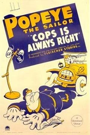Popeye is heading over to see Olive when he hits a traffic island where a cop is directing traffic; when he gets there, he manages to get more tickets for blowing his horn and parking illegally. The cop rings the bell, and Popeye manages to wreck Olive's apartment by dropping what he's doing, each time he writes a ticket.