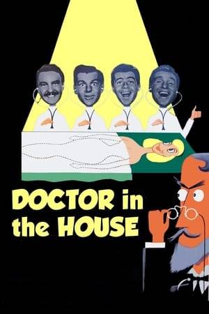 The first of the seven "Doctor" films, based on Richard Gordon's novels and released between 1954 and 1970.  Simon Sparrow is a newly arrived medical student at St Swithin's hospital in London. Falling in with three longer-serving hopefuls he is soon immersed in the wooing, imbibing and fast sports-car driving that constitute 1950s medical training. There is, however, always the looming and formidable figure of chief surgeon Sir Lancelot Spratt to remind them of their real purpose.