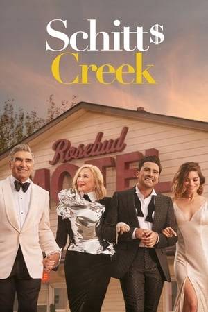 Formerly filthy rich video store magnate Johnny Rose, his soap star wife Moira, and their two kids, über-hipster son David and socialite daughter Alexis, suddenly find themselves broke and forced to live in Schitt's Creek, a small depressing town they once bought as a joke.