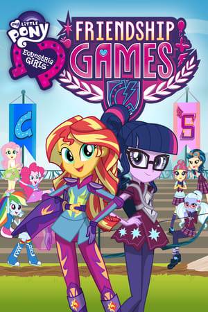 Canterlot High meets its rival school, Crystal Prep Academy, in a competition that’s a long-standing tradition – The Friendship Games. Sunset Shimmer is tasked with keeping magic out of the games to avoid the appearance of impropriety while she and her friends compete against Crystal Prep’s top students led by someone with an equal amount of interest in Equestrian magic – this world’s TWILIGHT SPARKLE.