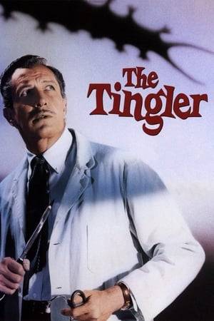 A pathologist experiments with a deaf-mute woman who is unable to scream to prove that humans die of fright due to an organism he names The Tingler that lives within each person on the spinal cord and is suppressed only when people scream when scared.