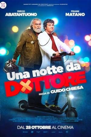65 year old doctor Pierfrancesco works as a night-shift medical guard. He’s a grumpy man,  full of aches and pains and is very rough with his patients. One night, he’s involved in a road collision with 30 year old delivery man Mario. While uninjured, Mario's bicycle is destroyed, and Pierfrancesco's sciatica flares up, making it impossible for him to drive. With both of their jobs in jeopardy, the doctor has an idea that could help them both: “remotely guided” by Pierfrancesco via wireless headset, Mario will visit his patients, and they’ll also carry out Mario’s delivery in Pierfrancesco’s car. After a range of daring (mis)adventures, they will learn to support each other, and the night will end with their lives both changed for the better.