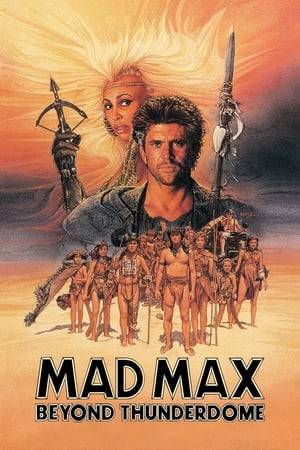 Mad Max becomes a pawn in a decadent oasis of a technological society, and when exiled, becomes the deliverer of a colony of children.